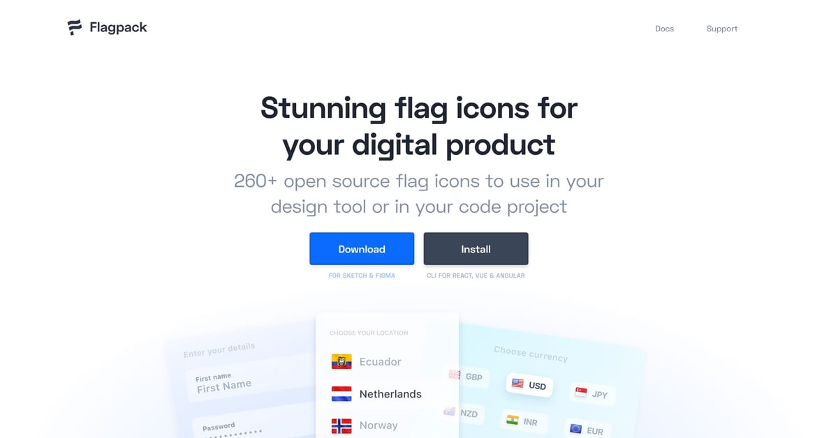 Website Inspiration: Flagpack