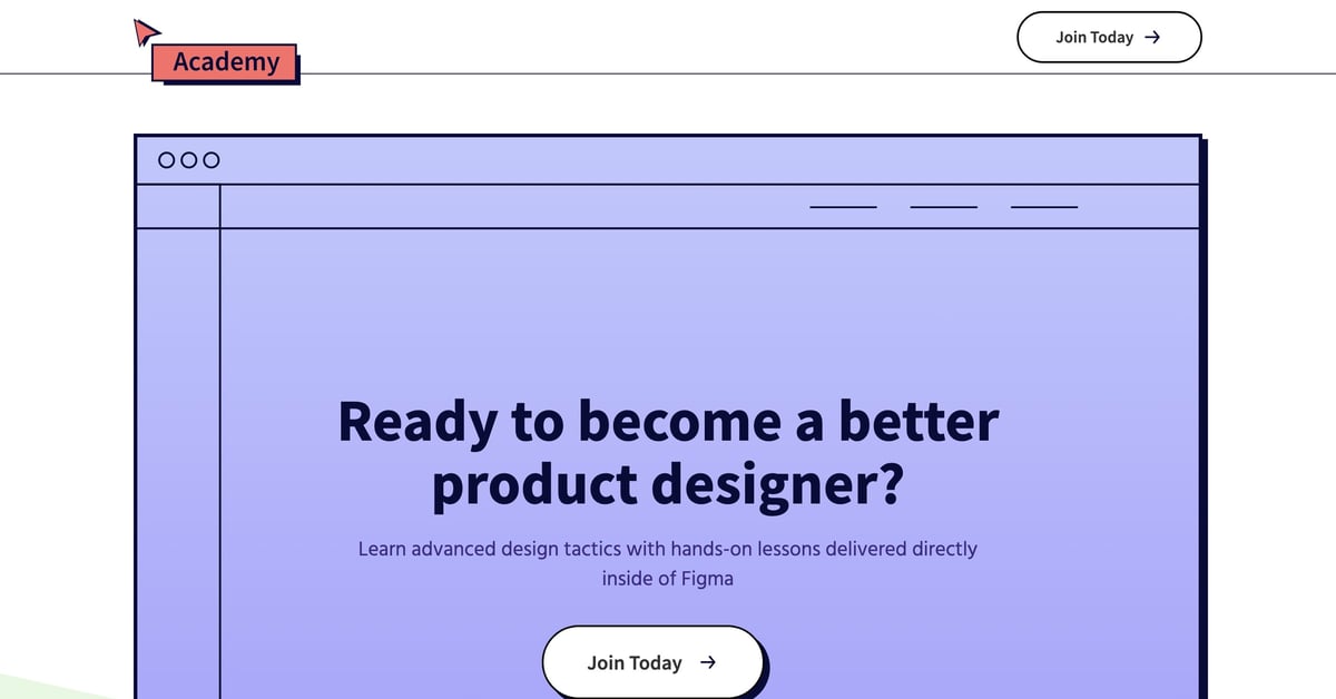 Figma Academy — One Page Website Award