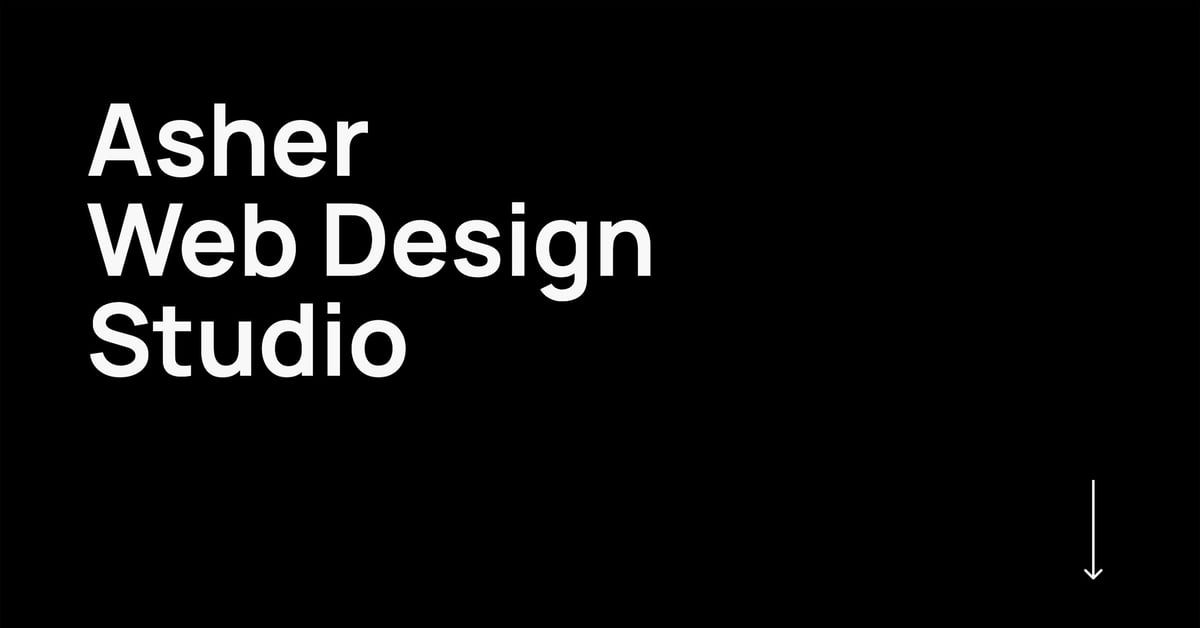 Website Inspiration: Asher Web Design Studio