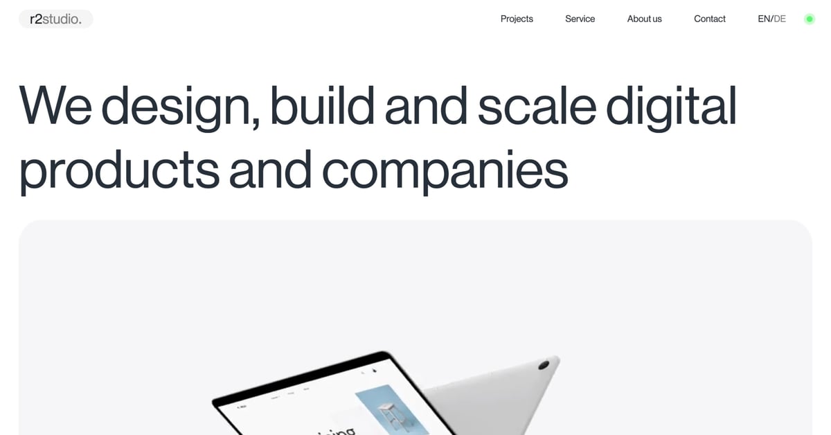 Website Inspiration: r2studio.