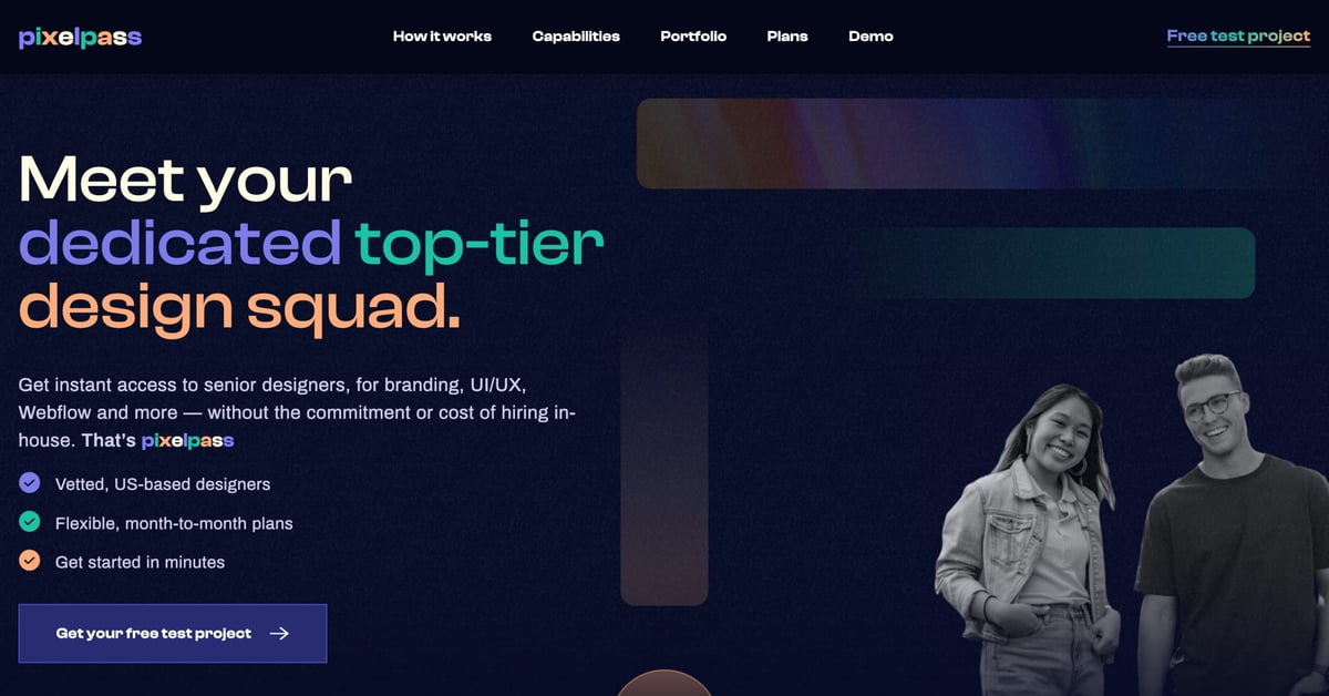 Website Inspiration: PixelPass