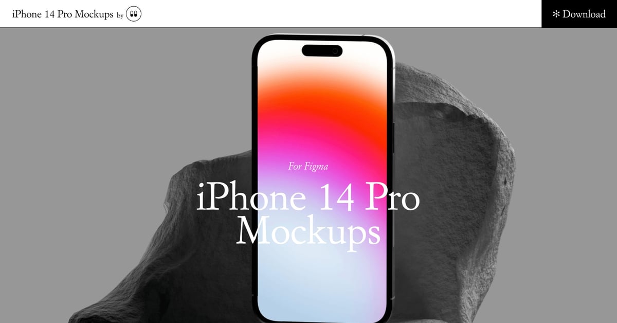 Website Inspiration: iPhone 14 Pro Mockups