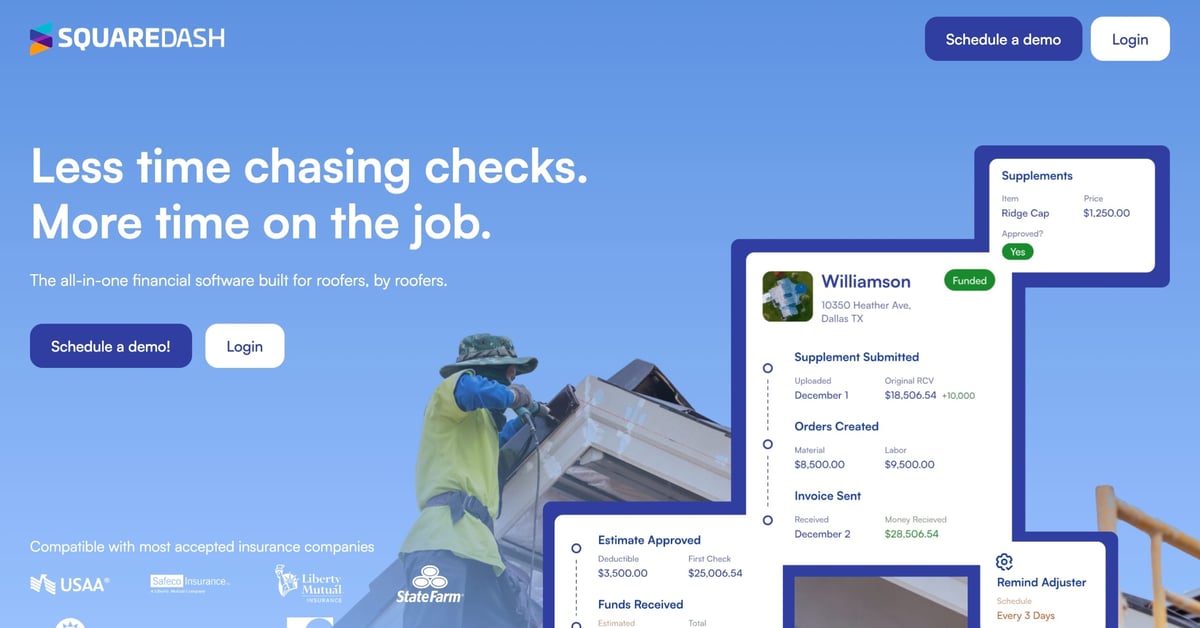 Website Inspiration: SquareDash