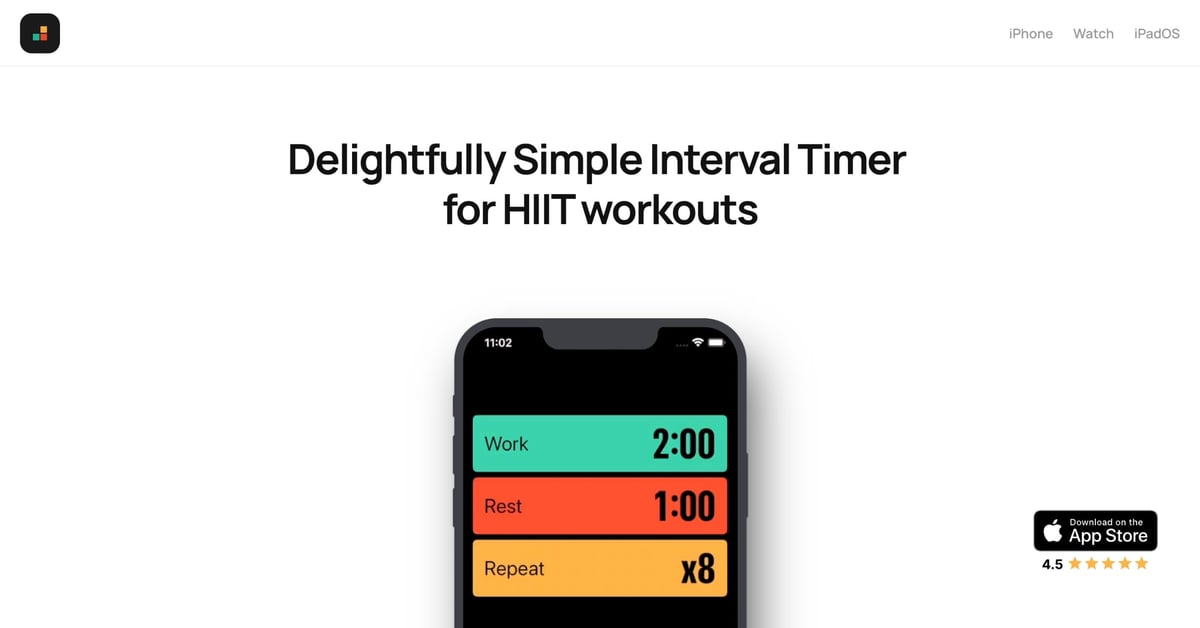 Bit Timer — One Page Website Award