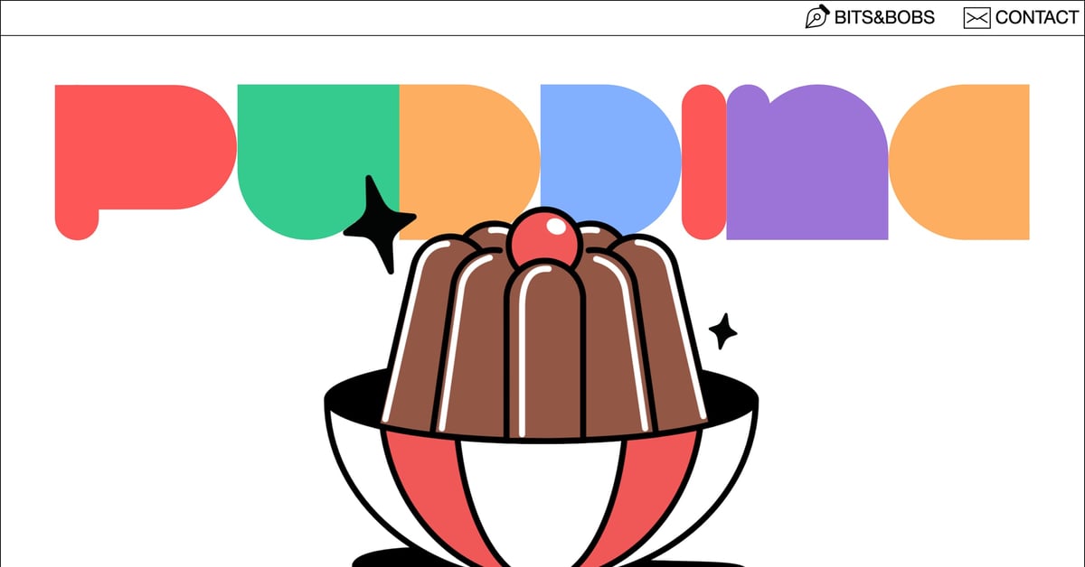 Website Inspiration: Pudding Studio