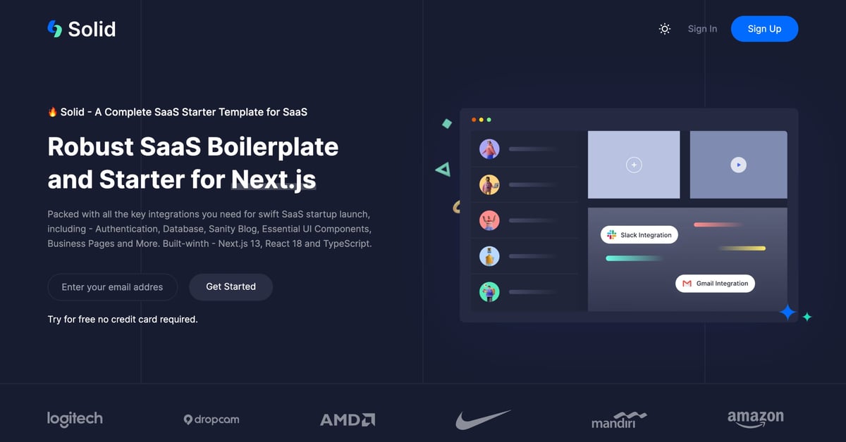 Complex Form Nextjs Solid – NextJS - Template Review and Demo