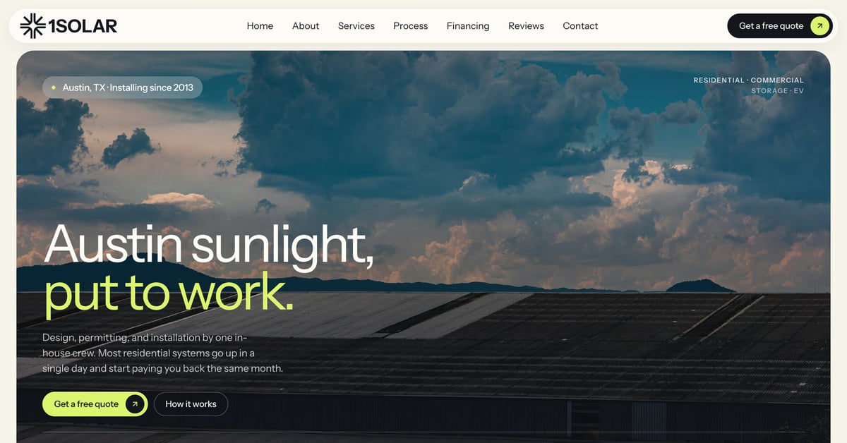 Solarix - Template Review and Demo