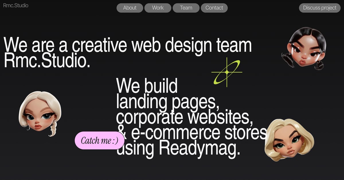 READYMAGIC Studio — One Page Website Award