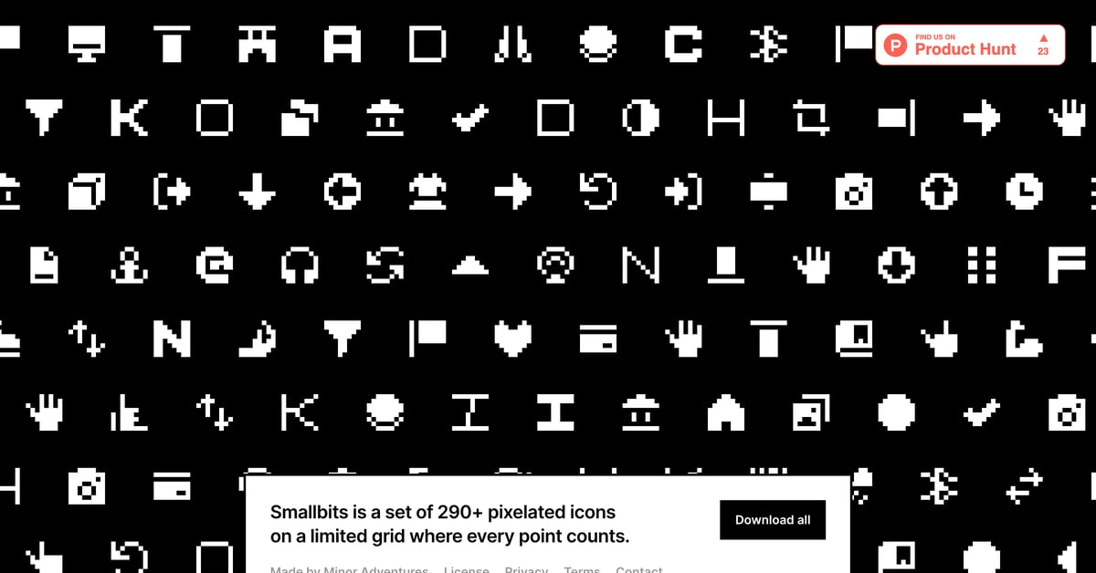 Smallbits — One Page Website Award