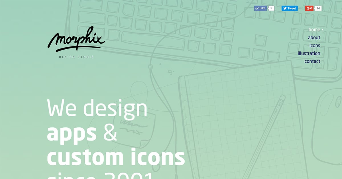 Morphix Design Studio — One Page Website Award