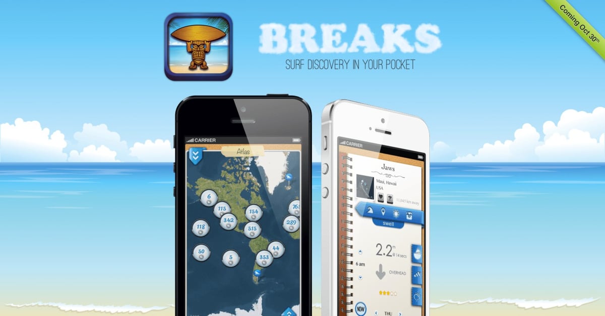 Breaks App — One Page Website Award