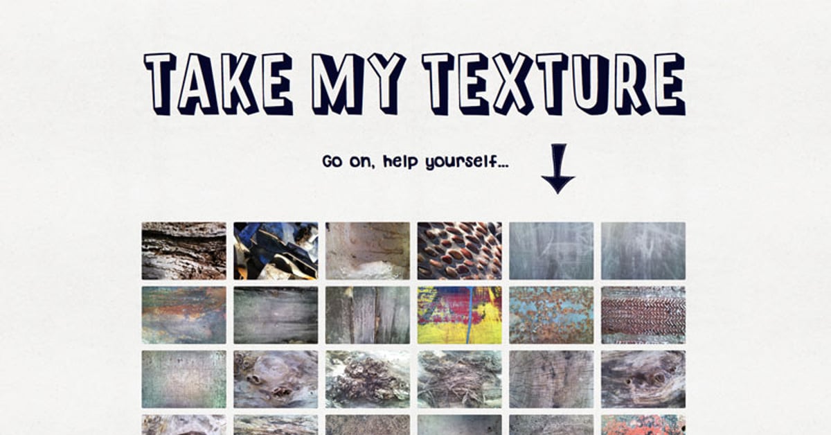 Take My Texture — One Page Website Award
