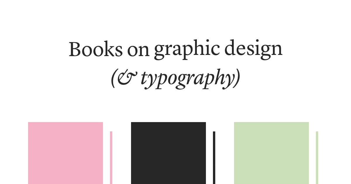 Books on graphic design