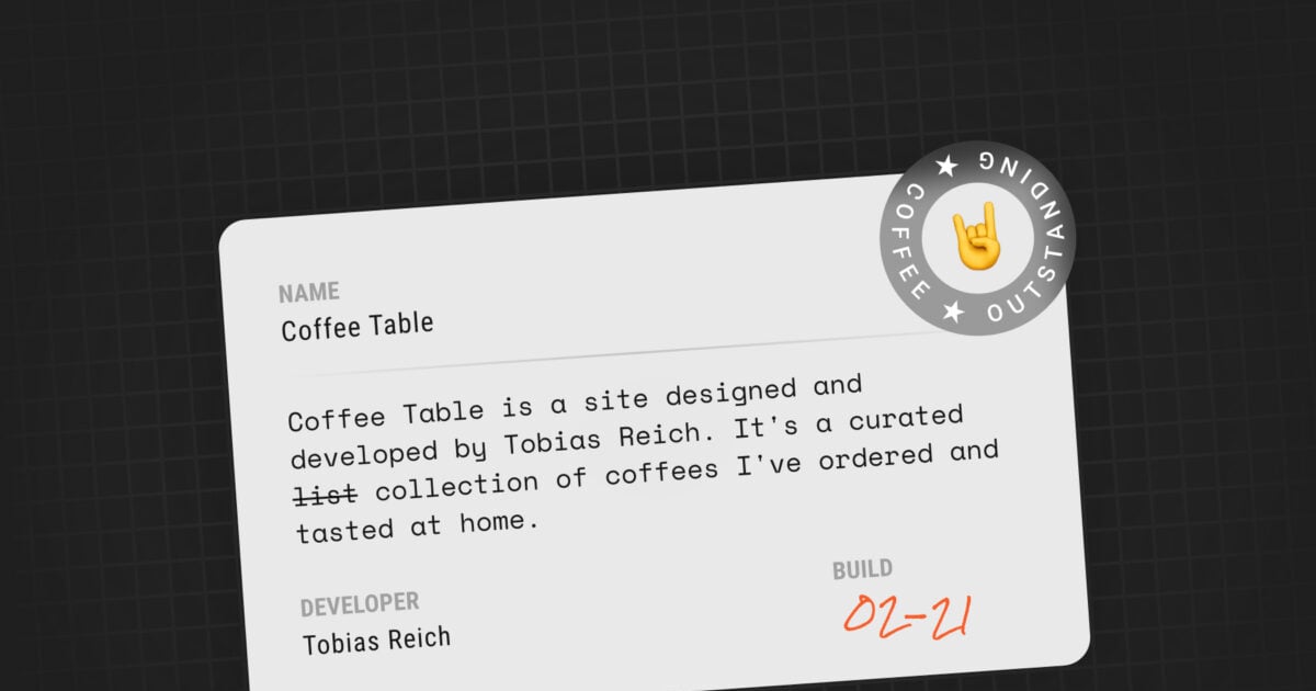 Coffee Table