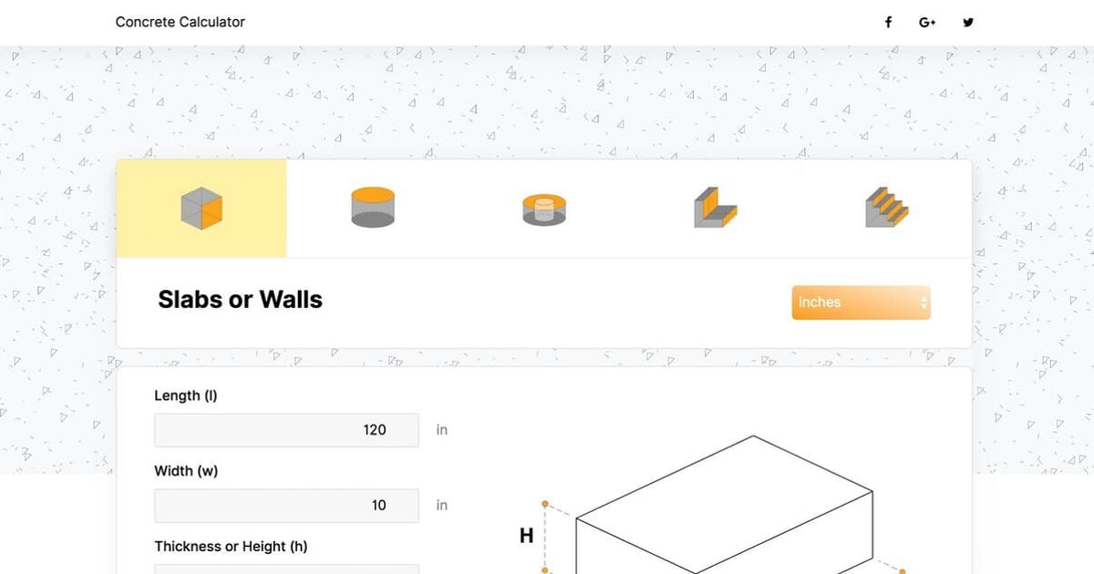 Concrete Calculator
