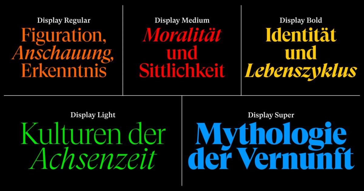 GT Super Typeface