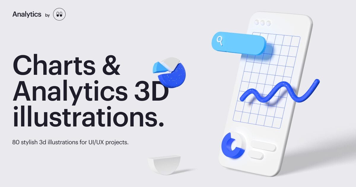 Charts 3D Illustrations