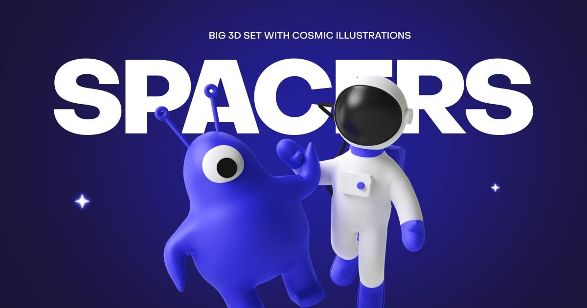 Space 3D Illustrations