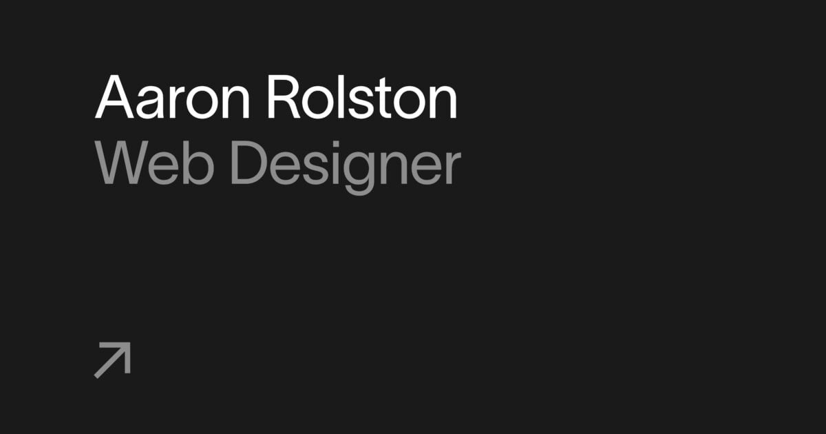 Aaron Rolston