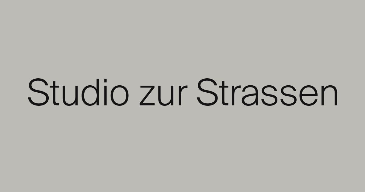 Studio zur Strassen