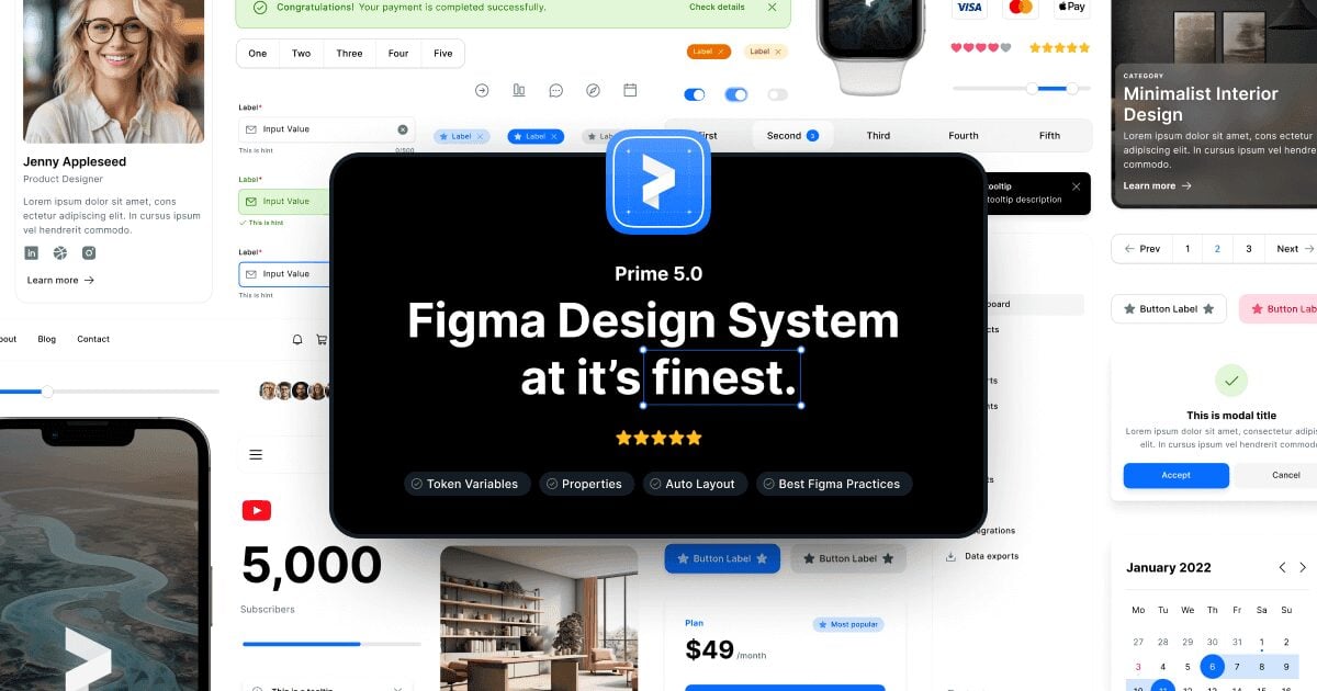 Prime Design System Kit