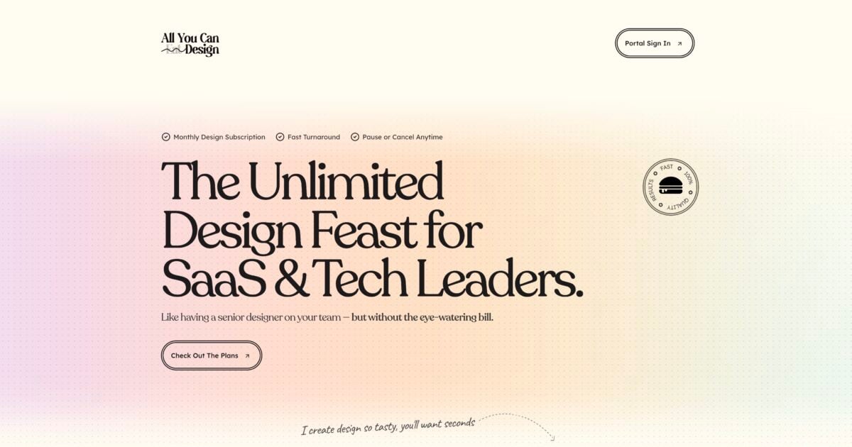All You Can Design