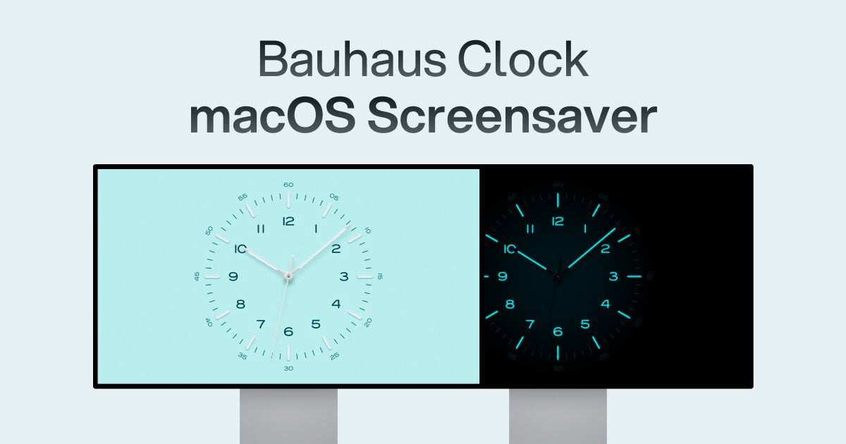 Bauhaus Clock