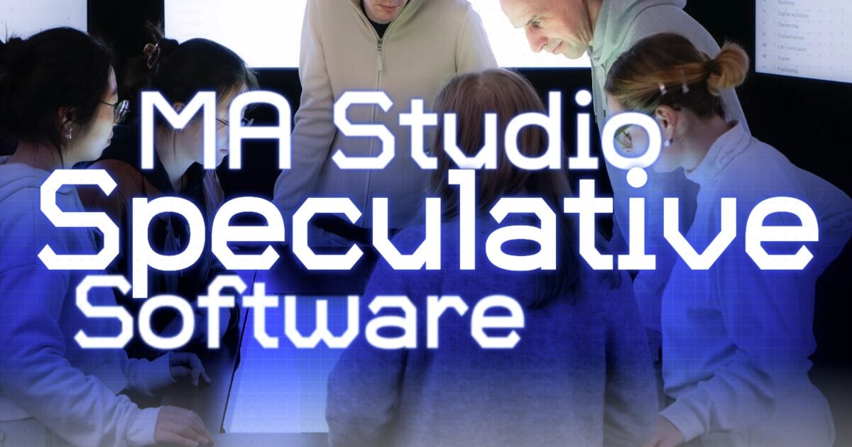 MA Studio Speculative Software