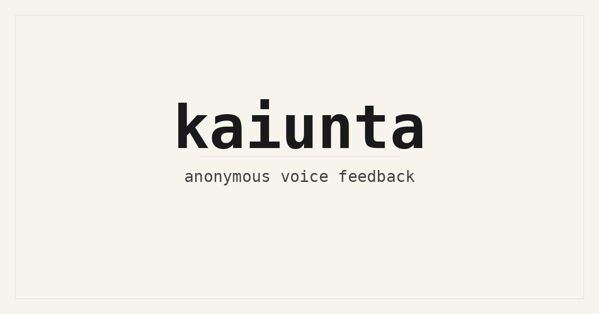 kaiunta