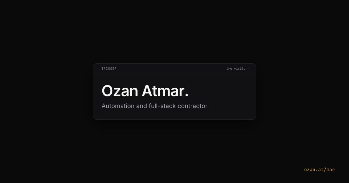 Ozan Atmar