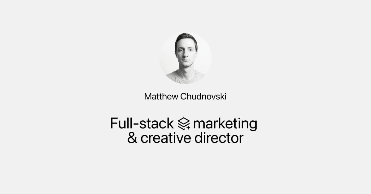 Matthew Chudnovski