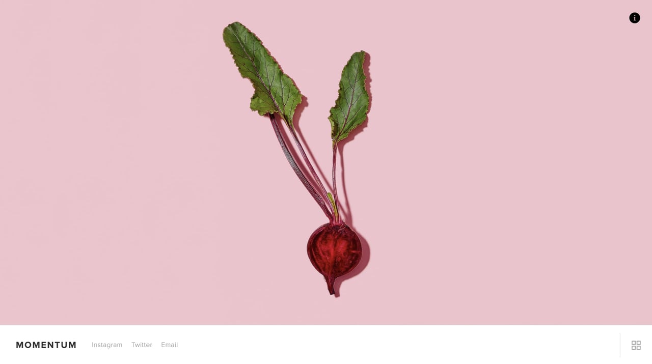 Momentum Squarespace Template Screenshot