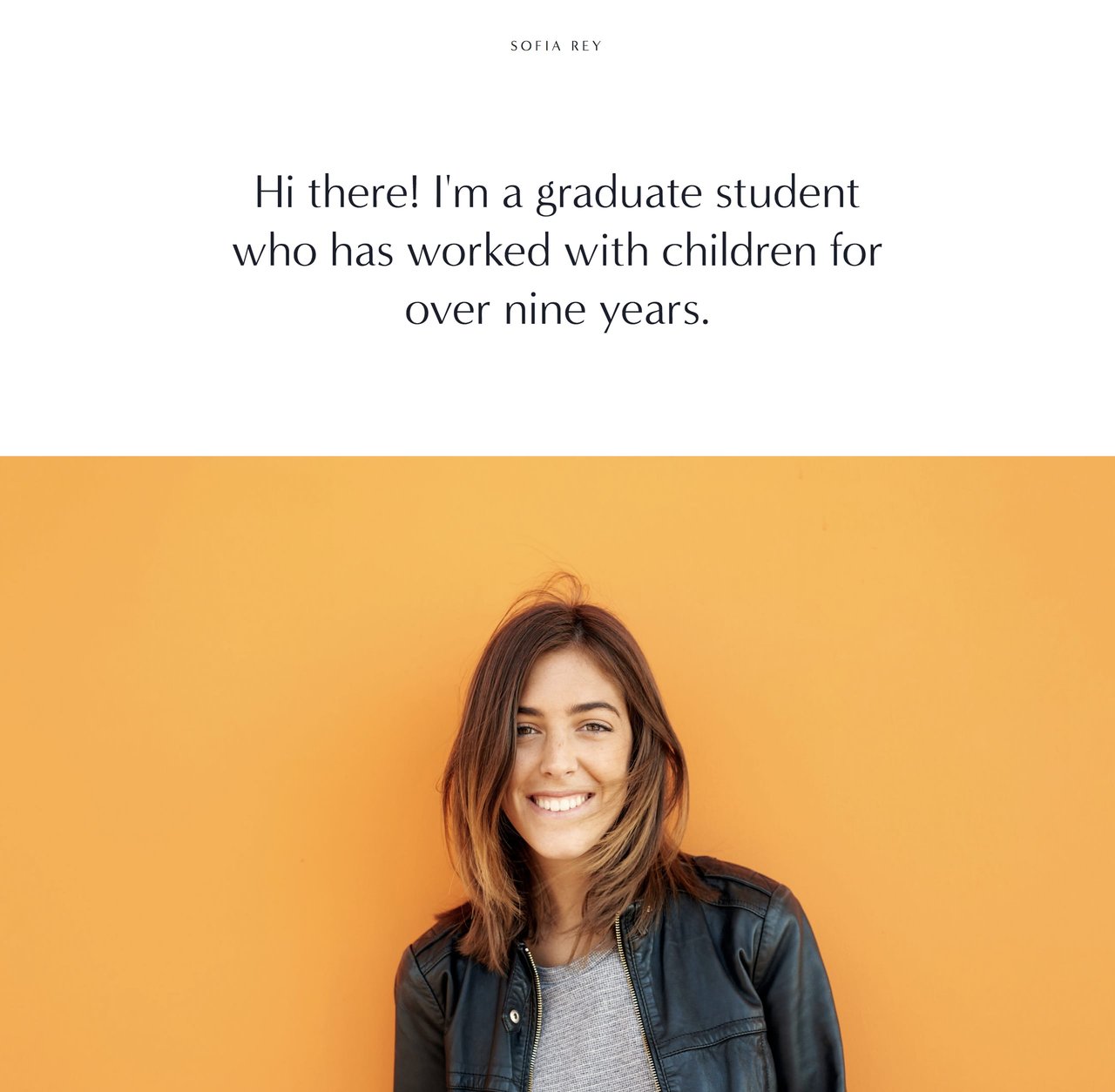 Squarespace Sofia Template Screenshot