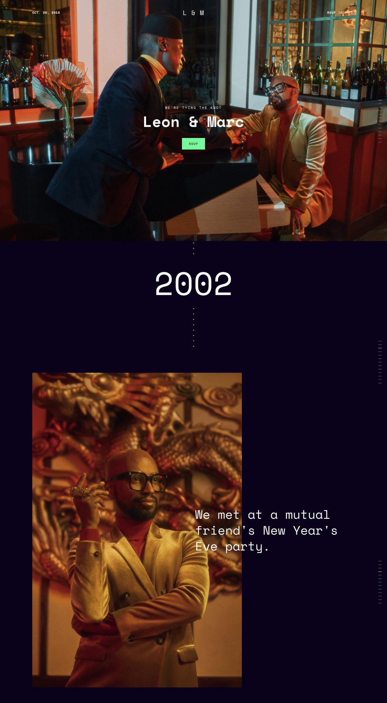 Vow Squarespace Template Screenshot