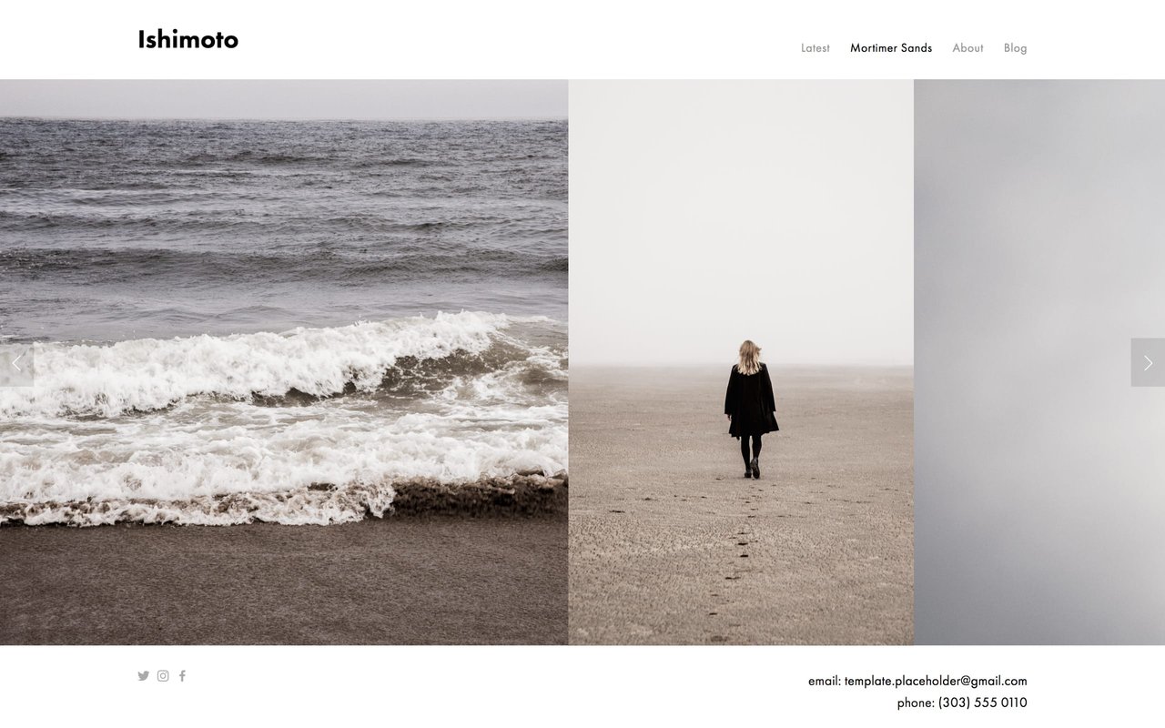 Ishimoto Template – Example accommodating Portrait-orientation images Screenshot