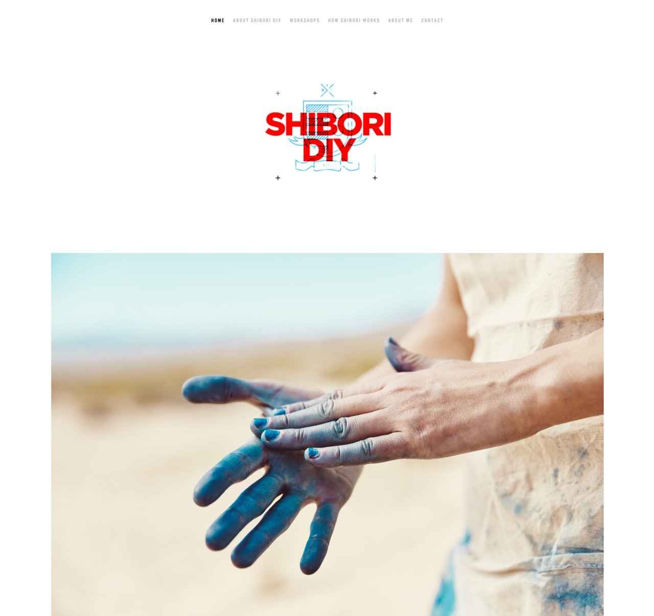 Squarespace Shibori Template Screenshot