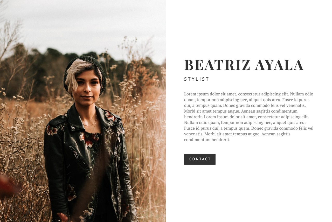 Squarespace Cover Pages Demo Screenshot