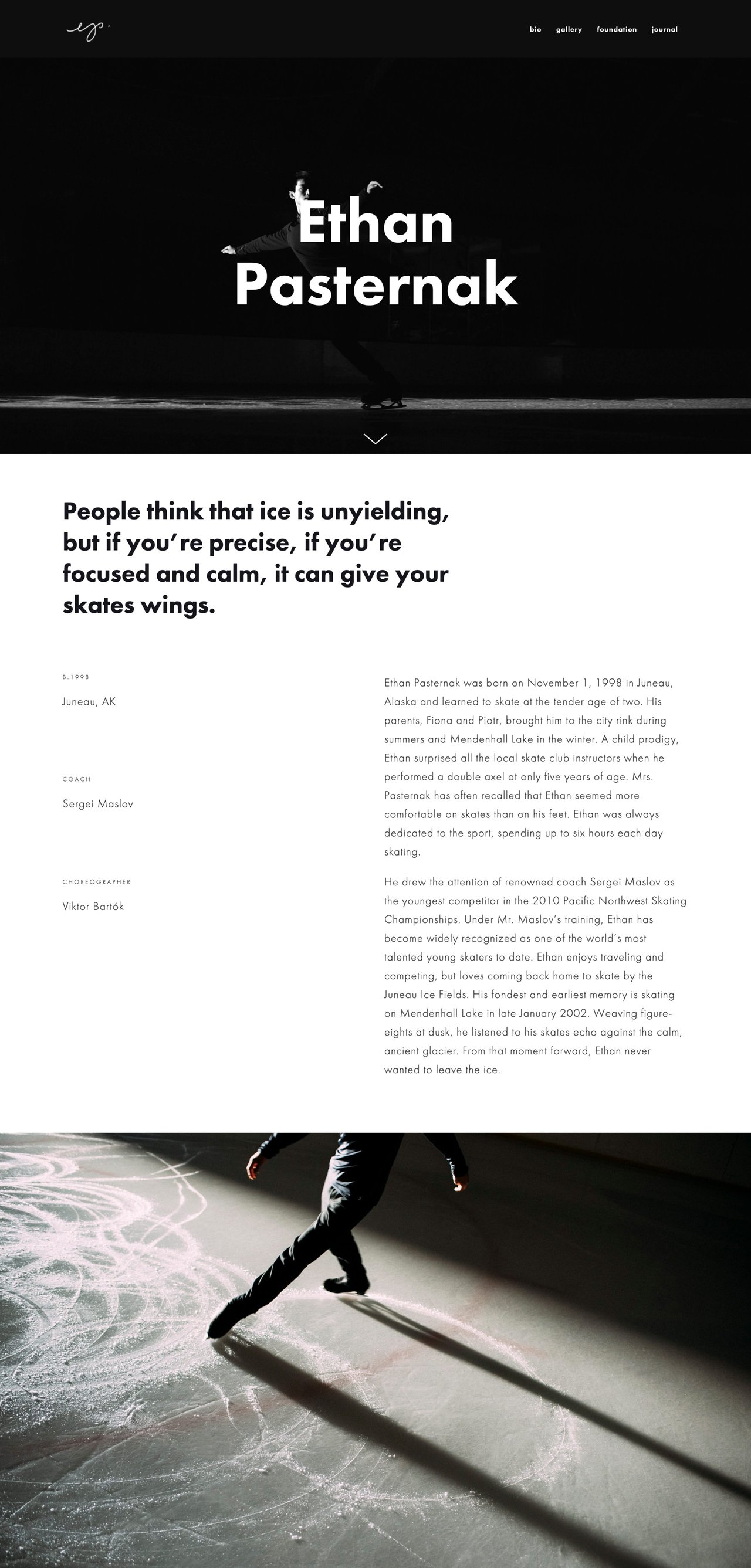 Ethan Squarespace Template Screenshot