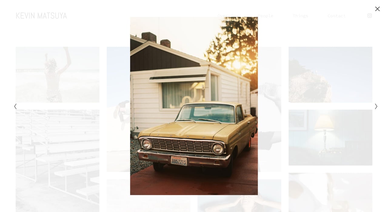 Matsuya Template - Portfolio page Screenshot