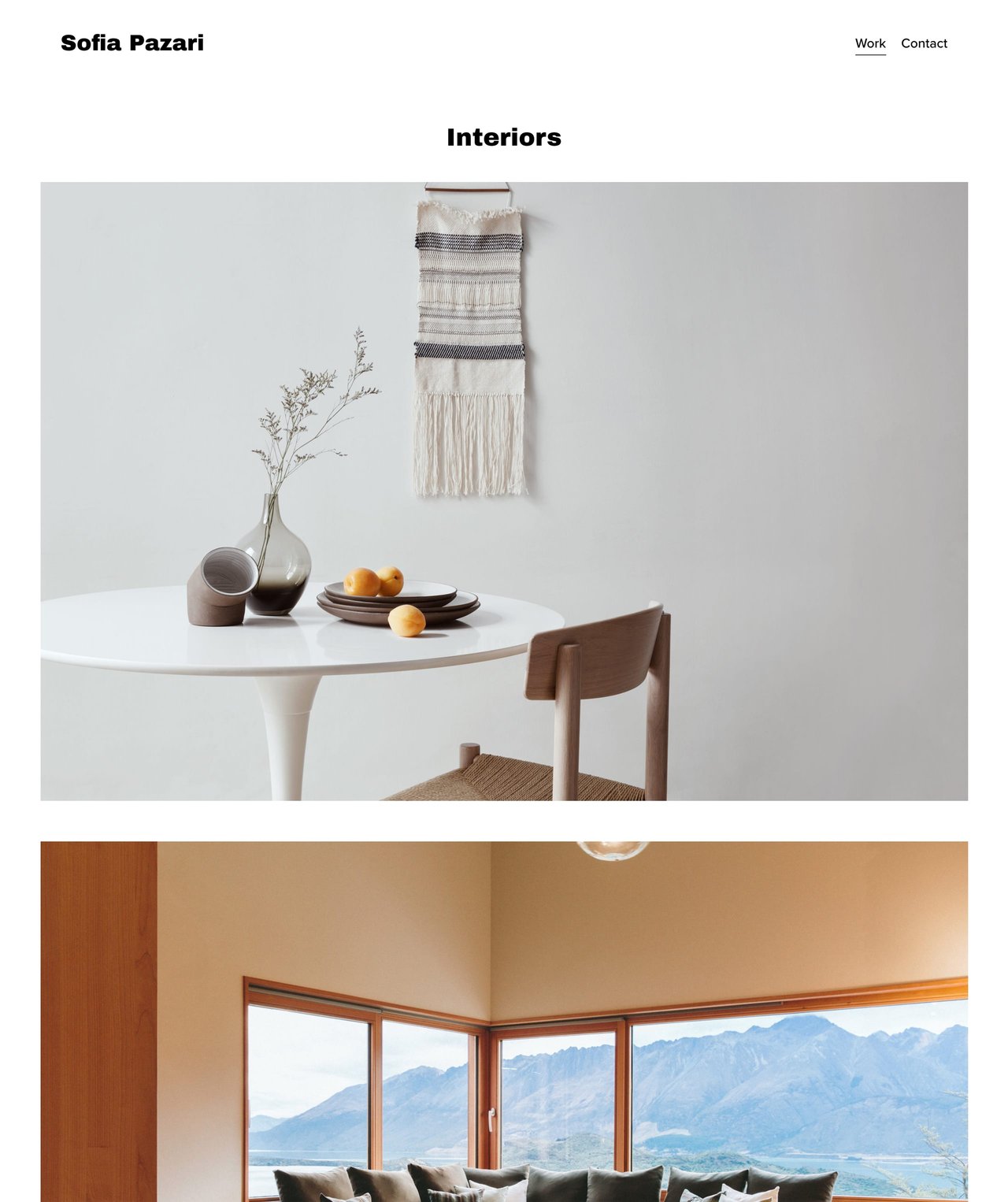Squarespace Pazari Template - Portfolio Preview Screenshot