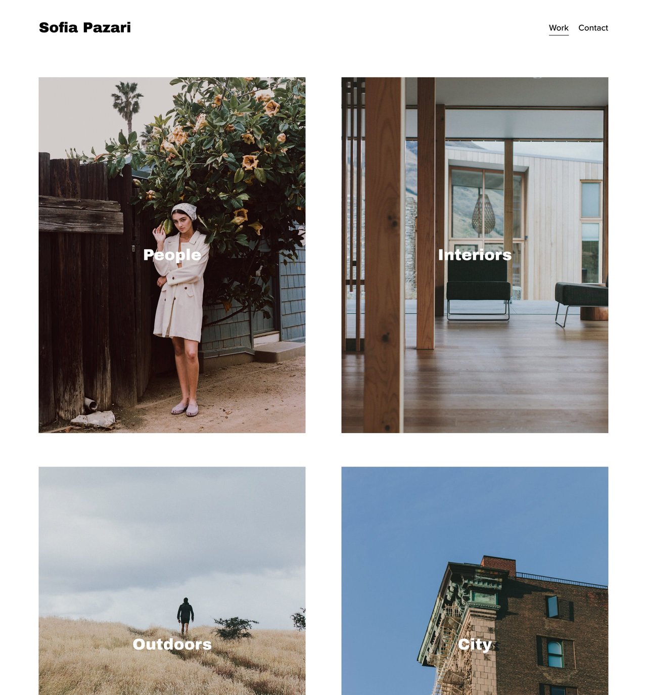 Squarespace Pazari Template - Home Preview Screenshot