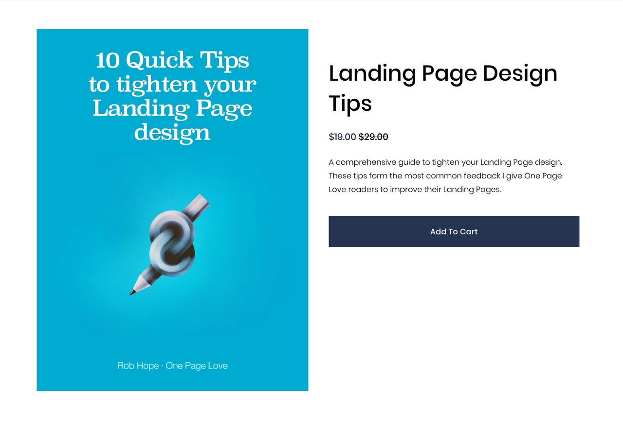 Squarespace digital products - live within website Screenshot