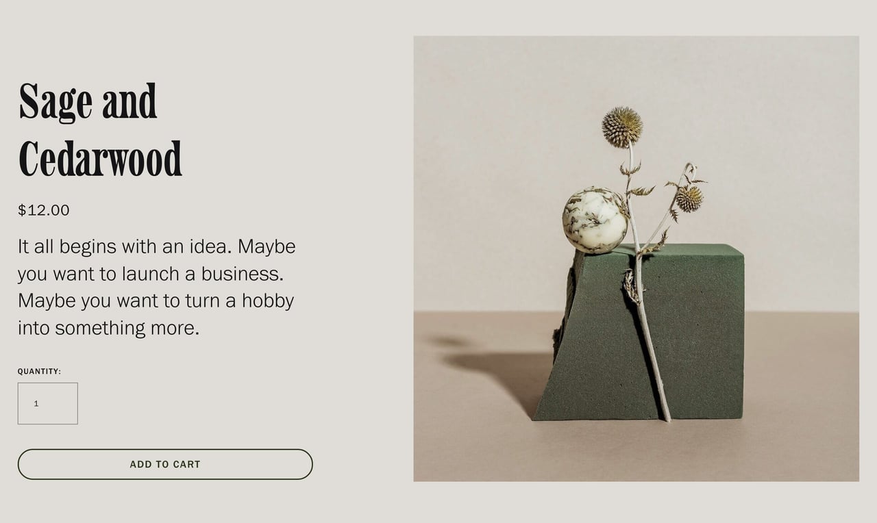 Squarespace Alta Loma Template Screenshot