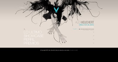 Alex Heuchert Website Screenshot