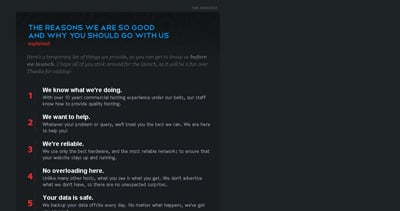 This Web Host Website Screenshot