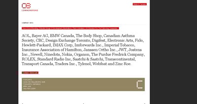 Common Brand Website Screenshot