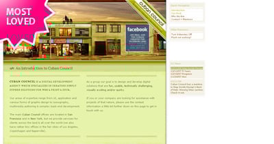 Cuban Council Website Screenshot