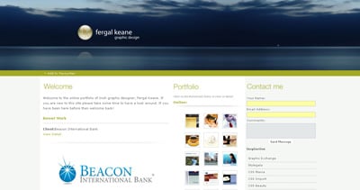 Fergal Keane Website Screenshot