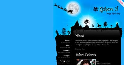 Kishore Nagarigari Website Screenshot