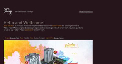 Bora Gökalp Website Screenshot